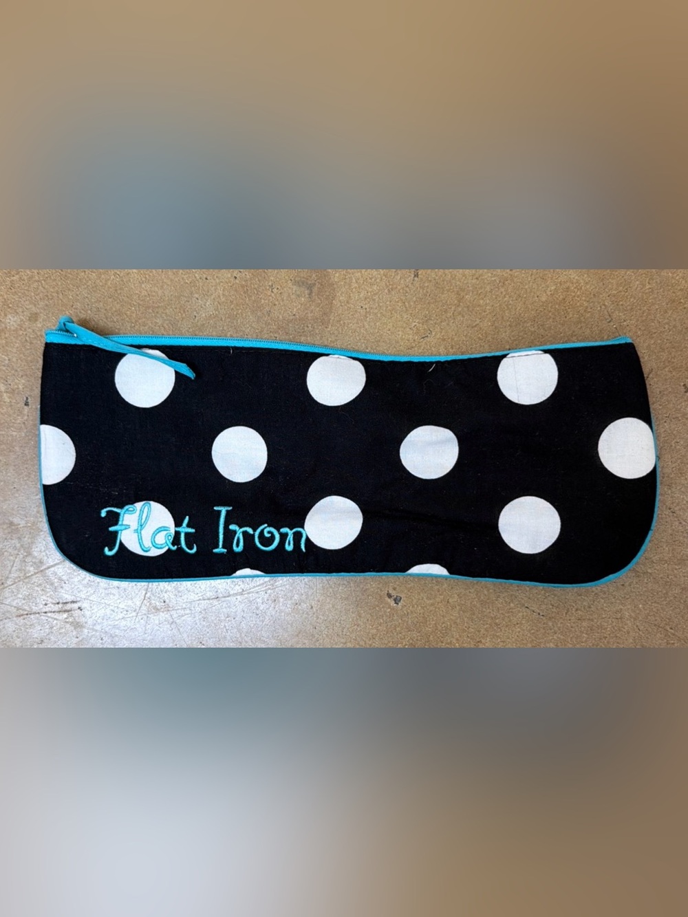 Flat Iron/Curling Iron Insulated Fabric  Case/Cover Travel Size Teflon lined